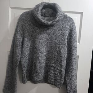 Cozy Gray Turtleneck Sweater